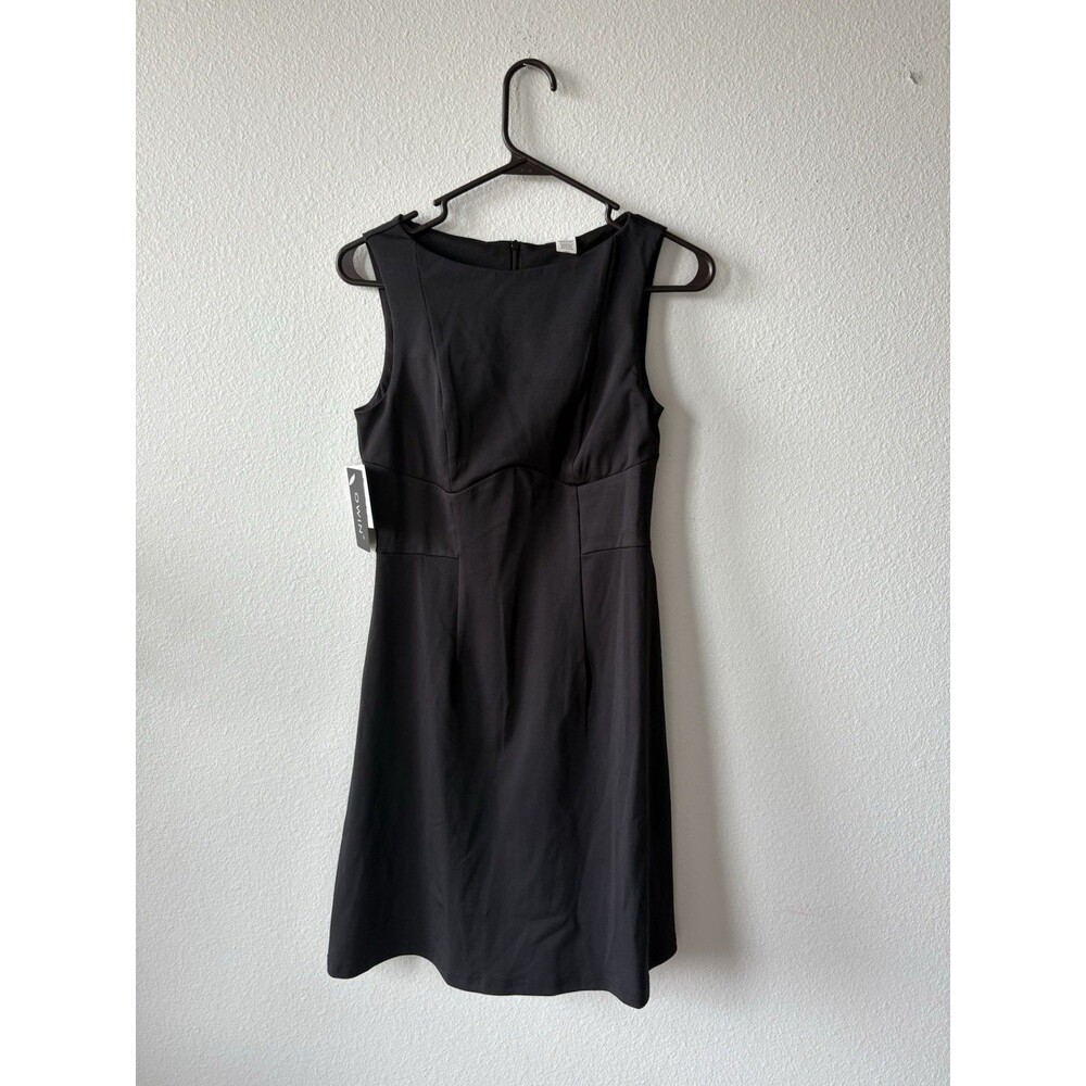 OWIN Women's Sleeveless Black Tennis Dress, Size Small, Stretch Material, NWT